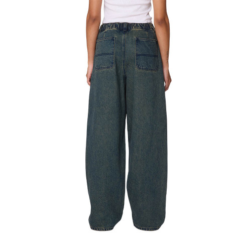Obey Γυναικείο παντελόνι Leah III Baggy Double Knee Denim